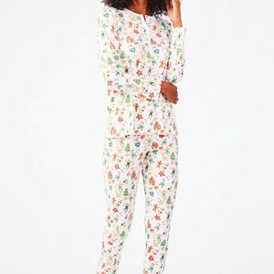 Roller Rabbit Gingerbread Party Pajamas